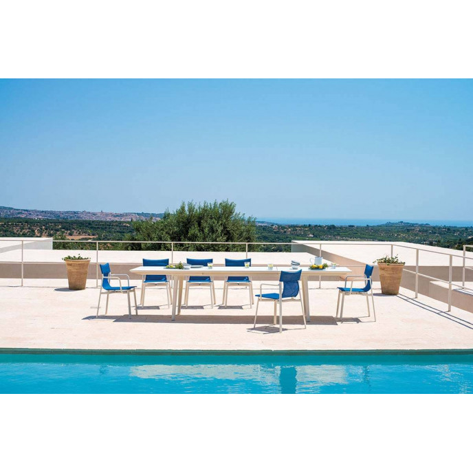 Table extensible Plus4 - Rouge érable Emu