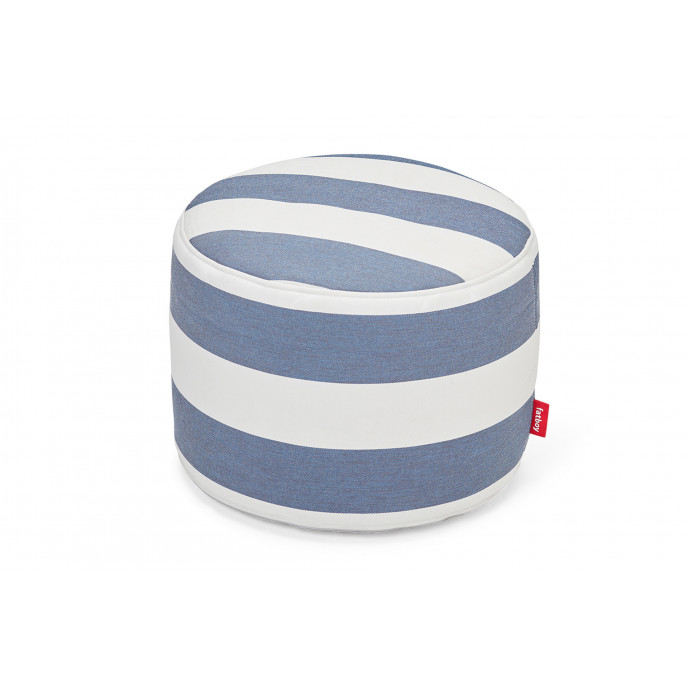 Pouf Point - Stripe ocean blue Fatboy®