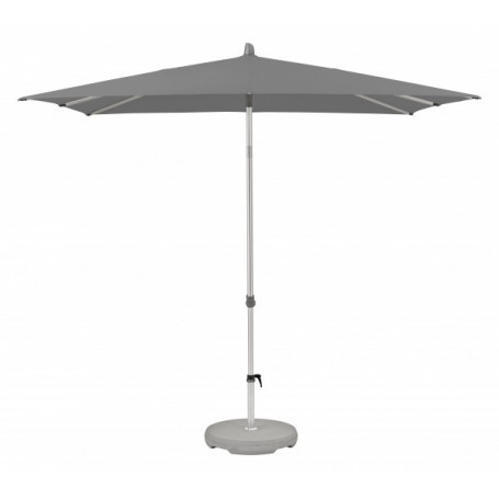Parasol Droit Aluminium 250x200 Alu-Smart- Smoke Glatz
