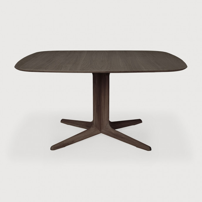 Table Corto en chêne brun 150x150 Ethnicraft