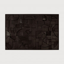 Décoration murale Teck 90x60 - Noir Ethnicraft