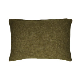 Coussin en coton - polyester recyclé L 60 x W 40 cm Dimaro - Vert Pomax