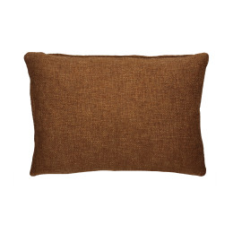 Coussin en coton - polyester recyclé L 60 x W 40 cm Dimaro - Marron Pomax