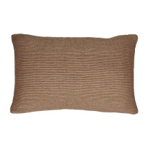 Coussin en coton - viscose L 50 x W 30 cm Dimaro - Sable Pomax