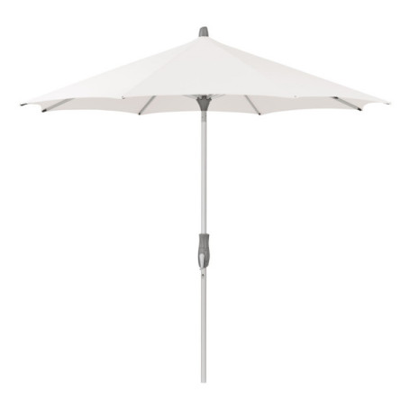 Parasol droit Aluminium Ø300cm Twist - Blanc Glatz