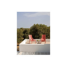 Fauteuil Lounge Net - Blanc Nardi