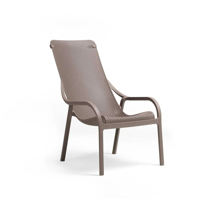 Fauteuil Lounge Net - Taupe Nardi