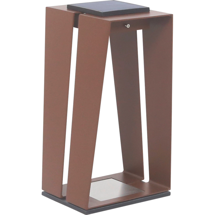 Lanterne solaire SKAAL 40 cm - Corten Les Jardins