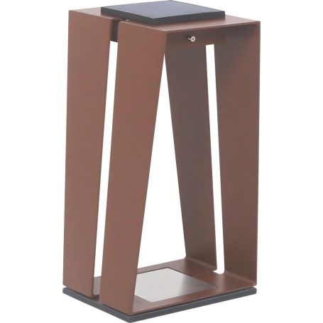 Lanterne solaire SKAAL 40 cm - Corten Les Jardins