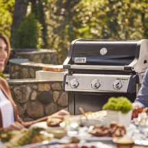 Barbecue gaz Spirit E-315 avec plancha Weber