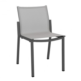 Chaise empilable Amaka - Gris Les Jardins