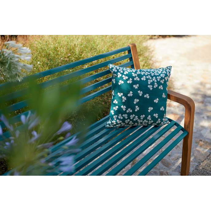 Coussin Trefle 44x44 Bleu Abysse Fermob