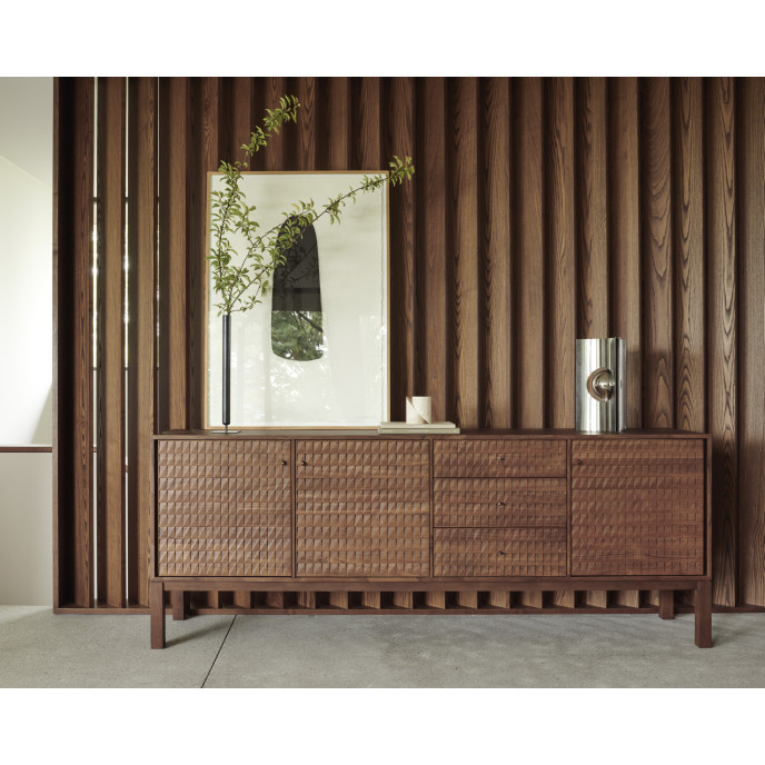 Buffet Sono en teck marron 228 cm Ethnicraft