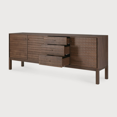 Buffet Sono en teck marron 228 cm Ethnicraft