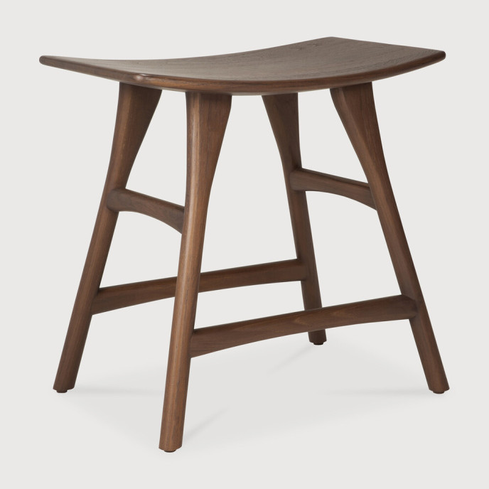 Tabouret Osso en teck brun  Ethnicraft