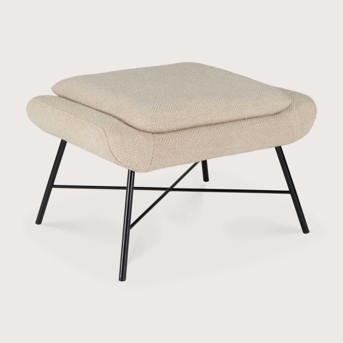 Repose pieds Barrow - blanc cassé Ethnicraft Repose pieds Barrow - blanc cassé Ethnicraft
