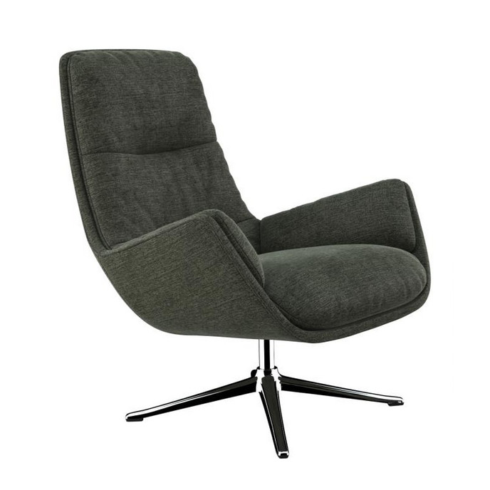 Fauteuil Moro Tissu Tortue Pieds en Aluminium Flexlux Fauteuil Moro Tissu Tortue Pieds en Aluminium Flexlux