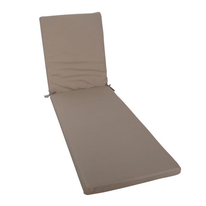 Coussin pour bain de soleil Monte Carlo - Taupe Jardin Privé