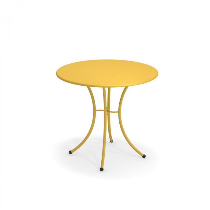 Table 80 cm Pigalle - Jaune Curry Emu