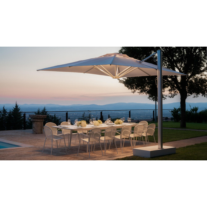 Table extensible Balcony 160/270 cm - Marron d'Inde Emu