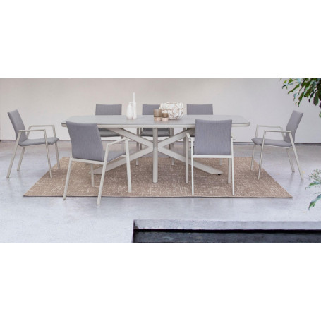 Table 240x110 cm Isacco Pelican Bizzotto