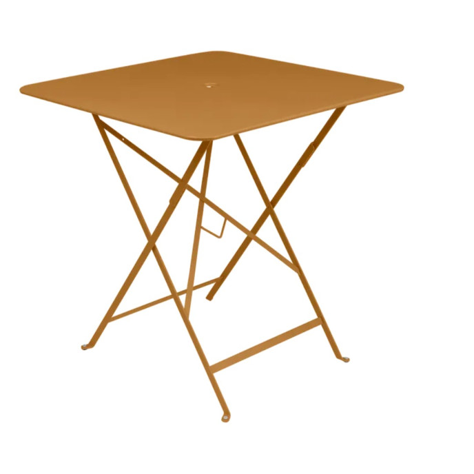 Table Pliante Bistro 71x71 Pain d'épices Fermob Table Pliante Bistro 71x71 Pain d'épices Fermob