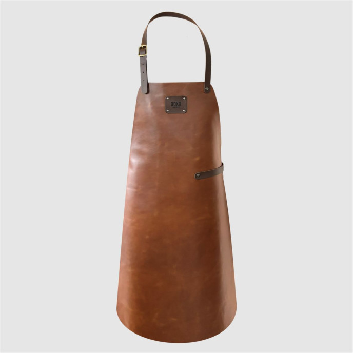 Tablier en cuir Cognac Doxx