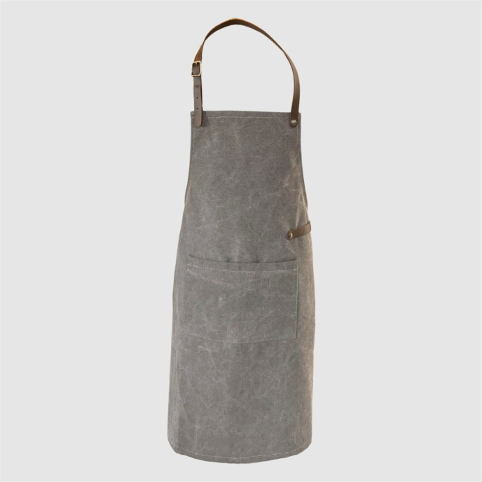 Tablier en toile avec poche Gris Doxx Tablier en toile avec poche Gris Doxx