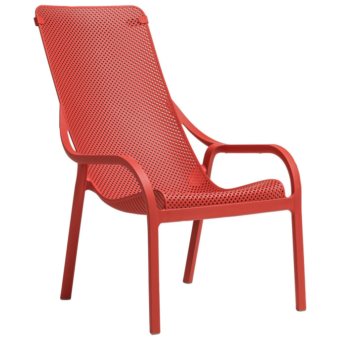 Fauteuil Lounge Net - Corail Nardi Fauteuil Lounge Net - Corail Nardi