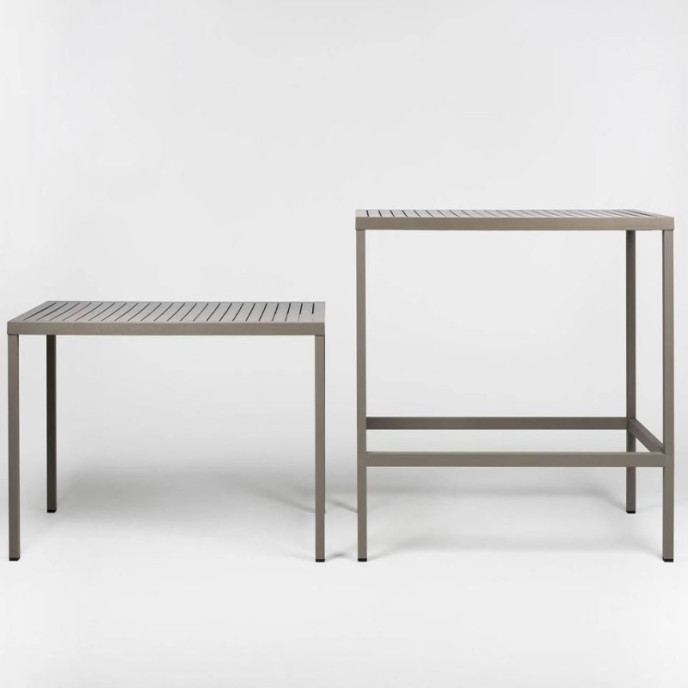 Extension Pied Mange Debout pour table Cube 140 x 80 cm - Anthracite Nardi