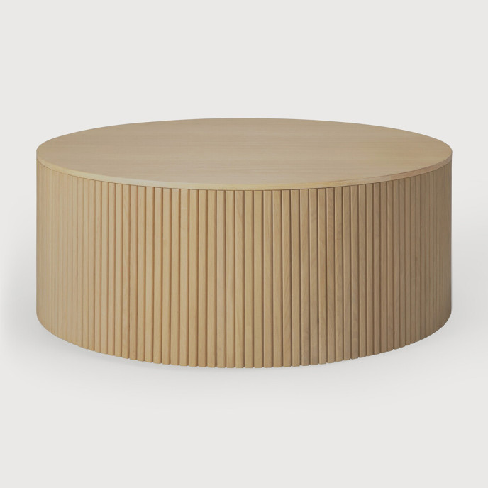 Table basse Roller Max Ø 80 cm Ethnicraft Table basse Roller Max Ø 80 cm Ethnicraft