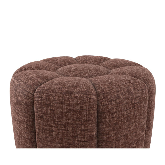 Pouf Zone Ø 60 Tissu Burano Caramel Flexlux