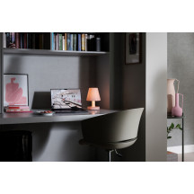 Lampe de table rechargeable Edison The Ambiance Soft Pink Fatboy®