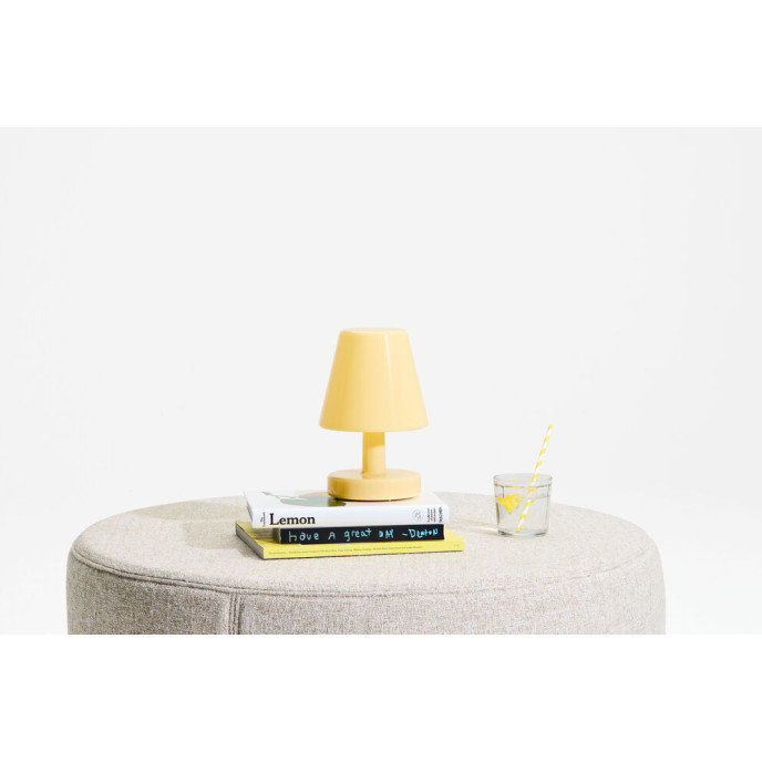 Lampe de table rechargeable Edison The Ambiance Pale Yellow Fatboy®