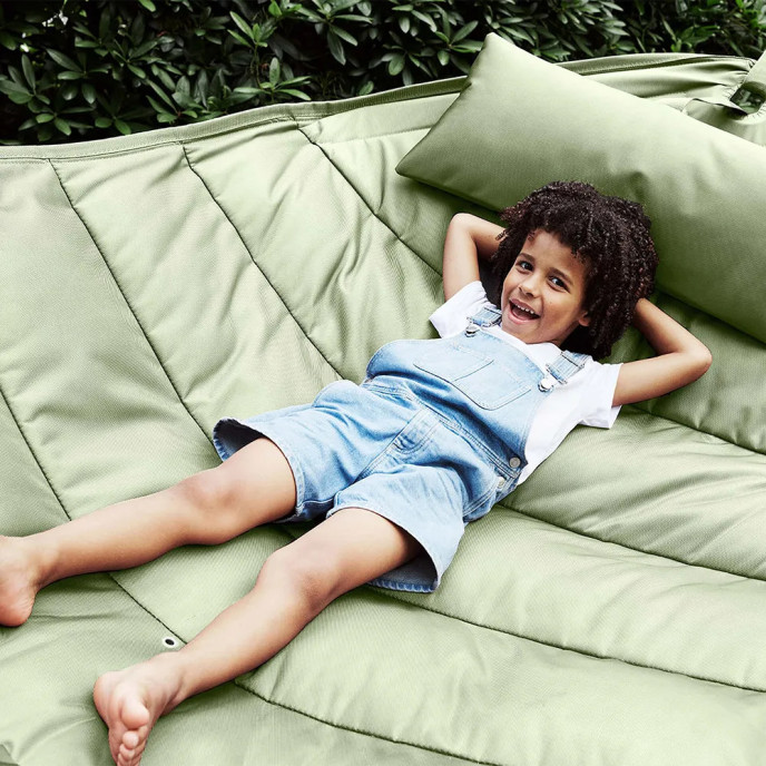 Hamac Headdemock avec oreiller et base noire - Seagrass Fatboy®