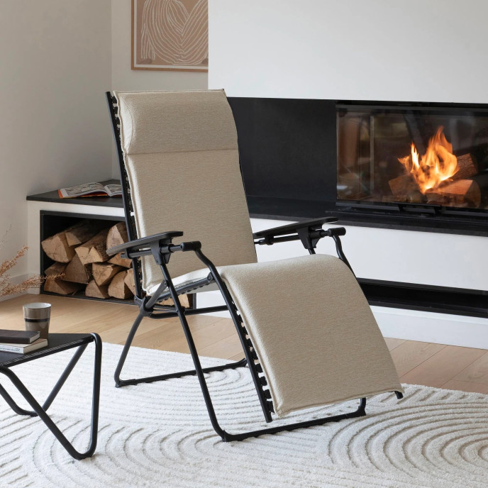 Fauteuil Evolution Niksen Beige Crème Lafuma