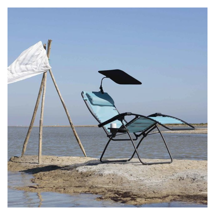 Ombrelle réglable et mobile Dralon® Noir Lafuma