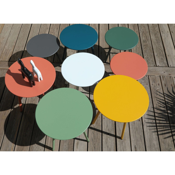 Table Basse Massaï Ø 40 cm - Terra Proloisirs