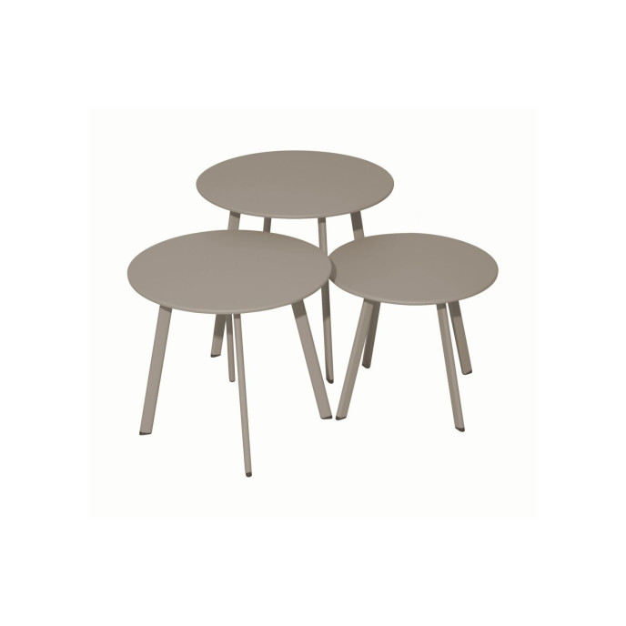 Table Basse Massaï Ø 40 cm - Crème Proloisirs