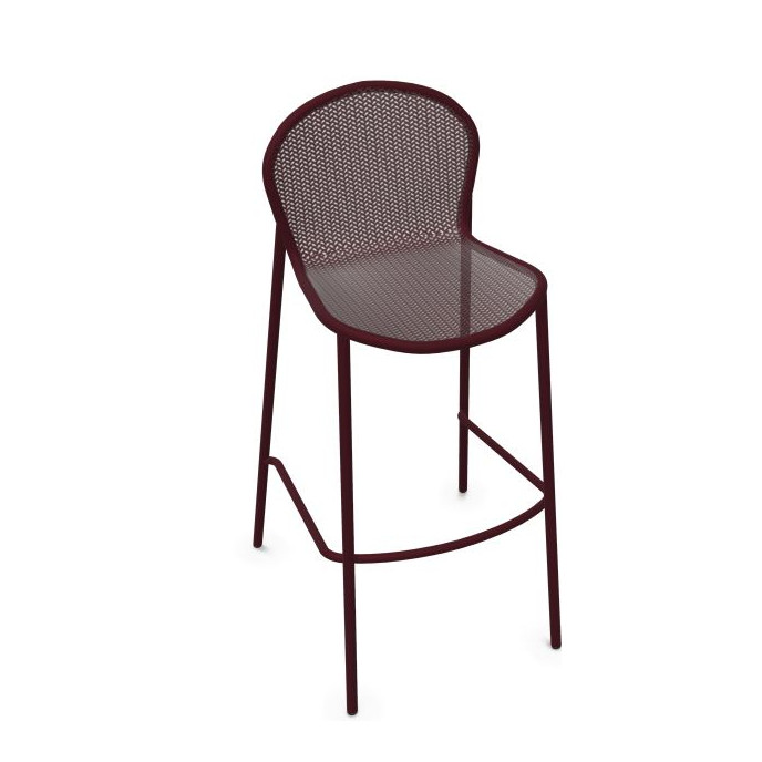 Tabouret Ronda X - Rouge Intense Emu