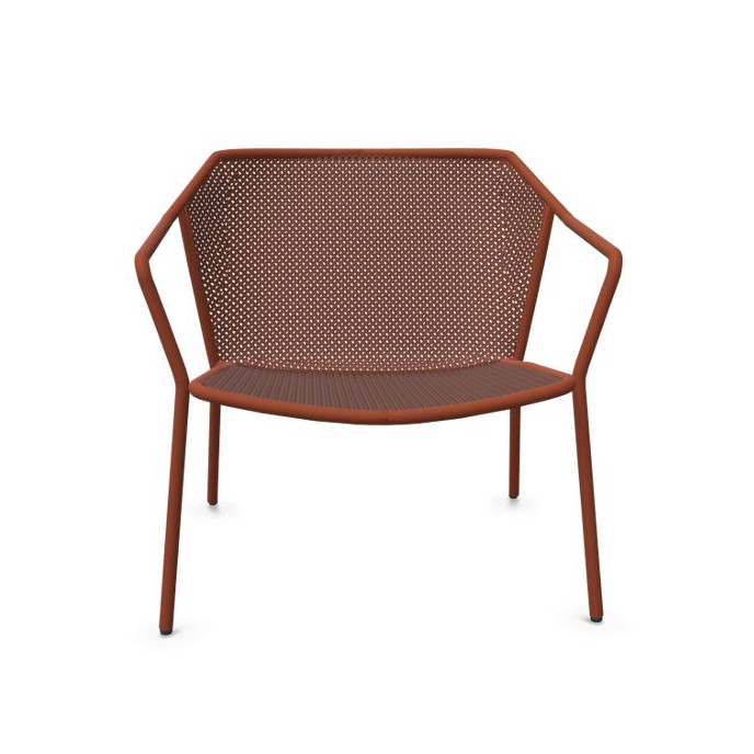 Fauteuil bas Darwin - Rouge Erable Emu