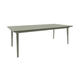 Table extensible impérial Plus4 220+110/110/76 - Gris Emu