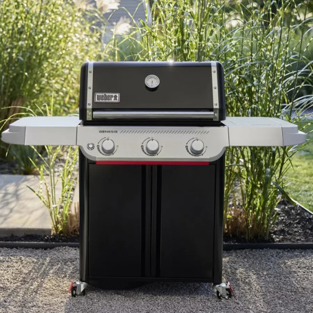 Barbecue à gaz Weber Genesis E-315W Plancha - Noir Weber