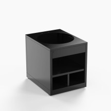 Support Kamado fermé en acier noir Forge Adour