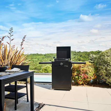 Plancha Modern électrique 45 cm Acier noir Forge Adour