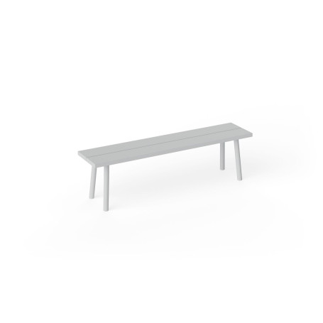 Banc de jardin Fred Bench Light Grey Fatboy®