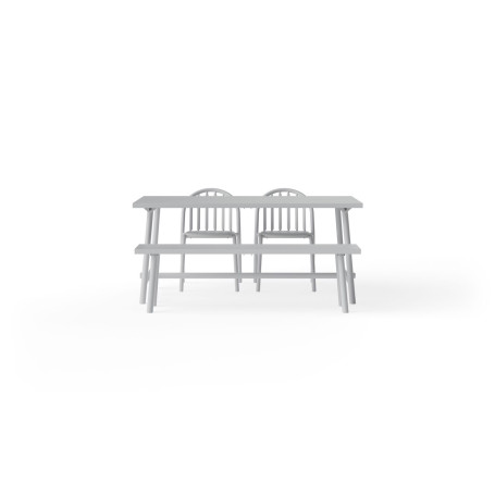 Banc de jardin Fred Bench Light Grey Fatboy®