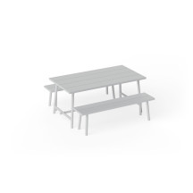 Banc de jardin Fred Bench Light Grey Fatboy®