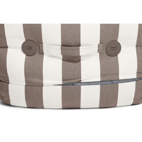 Fauteuil lounge Bonbaron Stripe Cacao Fatboy®