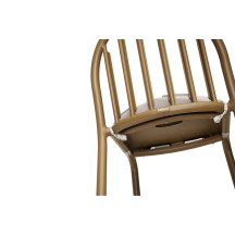 Coussin de chaise Fred Chair Pillow Stripe Cacao Fatboy®